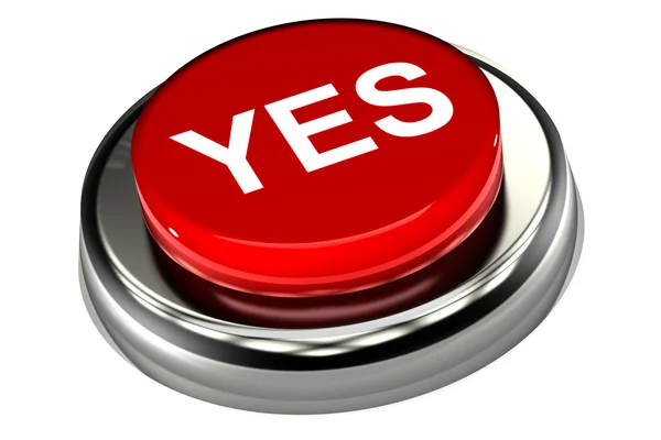 Yes Button — Stock Photo, Image