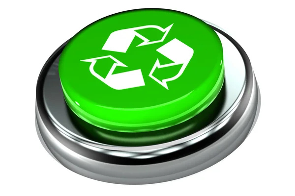 Botón de reciclaje —  Fotos de Stock
