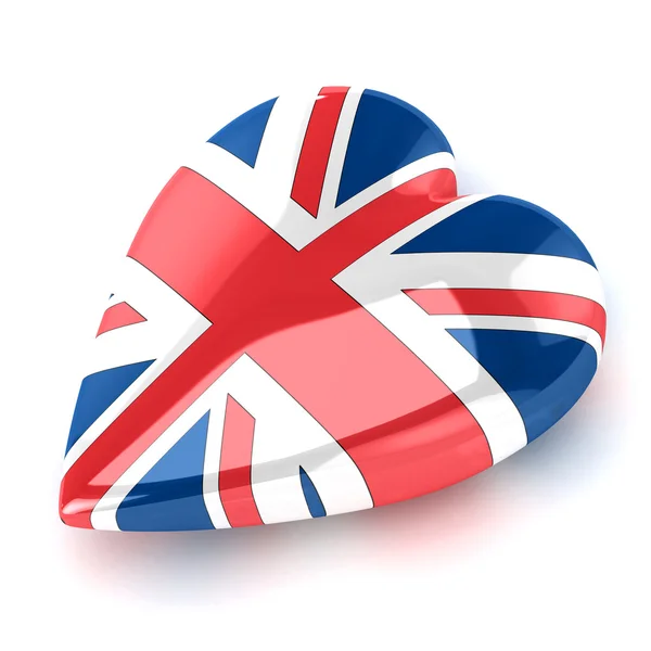 Coração Inglaterra — Fotografia de Stock