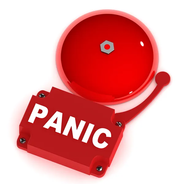 Alarme de pânico Bell — Fotografia de Stock