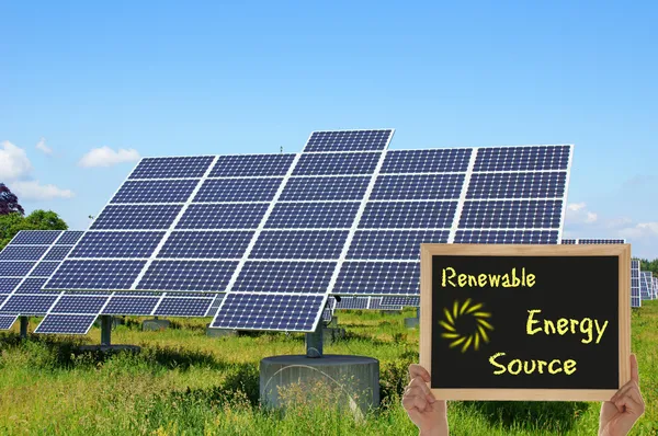 Fonte di energia rinnovabile — Foto Stock