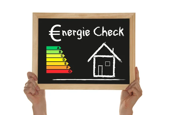 Verificação energética — Fotografia de Stock