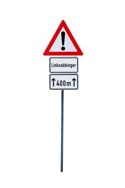 Deutsches Straßenschild — Stockfoto