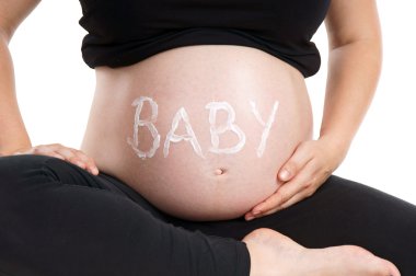 Pregnant woman clipart