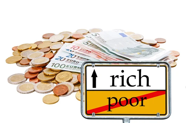 Багаті і бідні — стокове фото