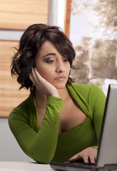 Bored with internet — Stock Photo, Image