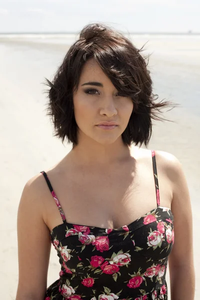 Gorgeous beach girl — Stock Photo, Image
