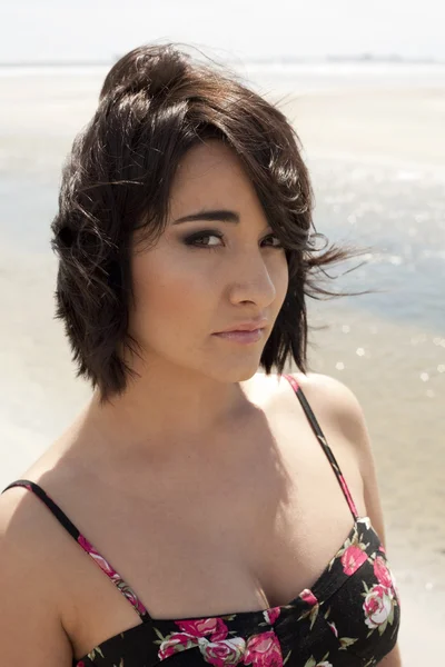 Gorgeous beach girl — Stock Photo, Image