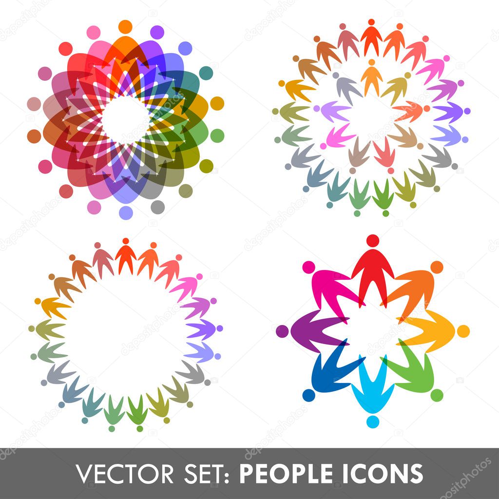 Vector set of icons
