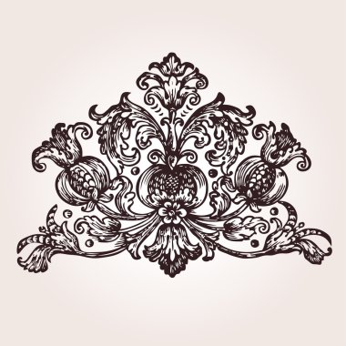 Vintage engraved illustration clipart