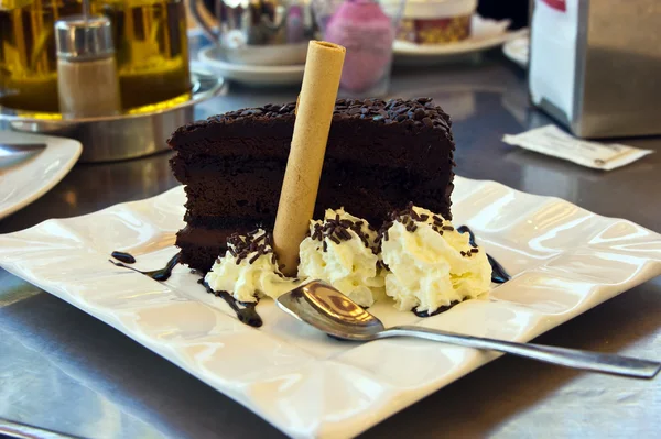 Cake in the cream — Stock Photo, Image