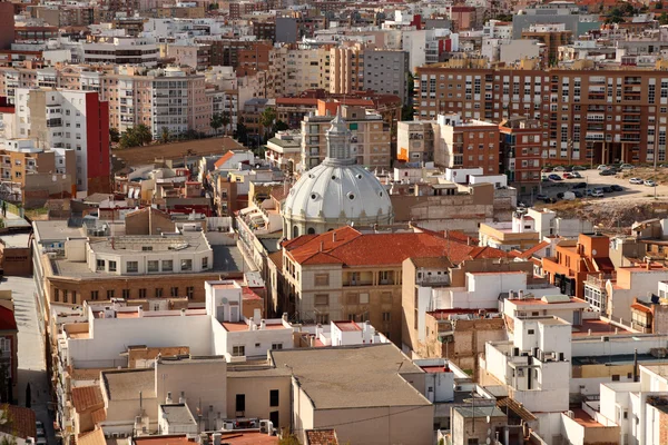 Δείτε πάνω από την πόλη της Καρταχένα, Ισπανία — Φωτογραφία Αρχείου