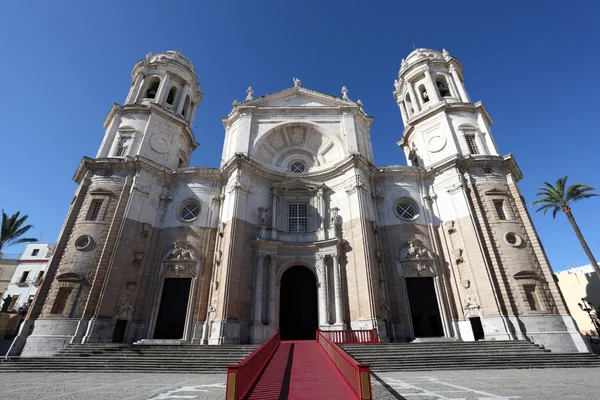 Oude kathedraal op cadiz, Andalusie Spanje — Stockfoto