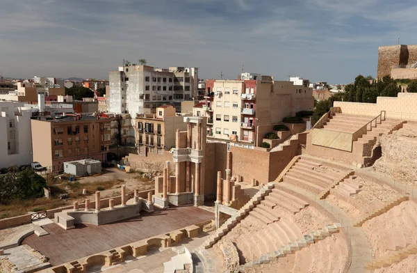 Romerska amfiteatern i cartagena, Spanien — Stockfoto