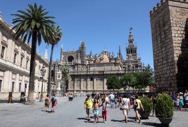 Seville Cathedral, Andalusia Spain clipart
