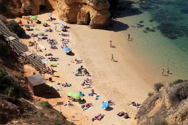 Spiaggia di Ponta de Piedade a Lagos, Algarve Portogallo — Foto Stock