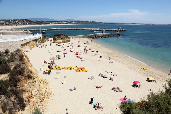 Playa en Lagos, Costa del Algarve Portugal — Foto de Stock