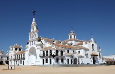 The Hermitage of El Rocío ( Ermita del Rocío or Ermita de El Rocío) Province of Huelva, Andalusia, Spain clipart