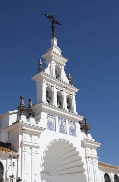 The Hermitage of El Rocío ( Ermita del Rocío or Ermita de El Rocío) Province of Huelva, Andalusia, Spain — 图库照片