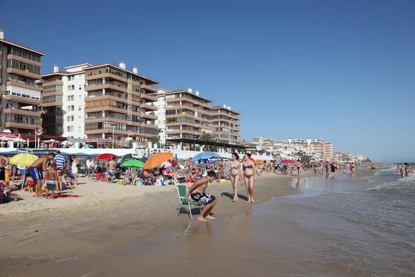 Praia de Matalascanas. Huelva, Andaluzia Espanha — Fotografia de Stock