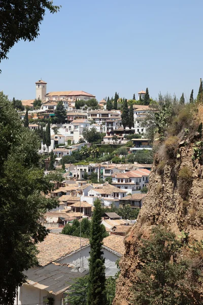 Staré město granada, Španělsko Andalusie — Stock fotografie