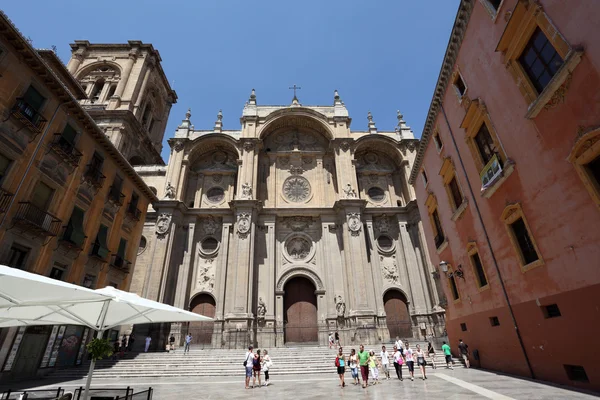 Catedral en la ciudad de Granada, Andalucía España — Foto de Stock