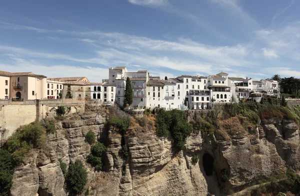 Eski kasaba ronda üstünde belgili tanımlık tepe-in taş, Endülüs, İspanya — Stok fotoğraf