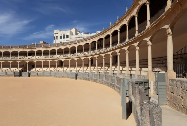 Oudste arena (plaza de toros) van Spanje in ronda, Andalusië — Stockfoto