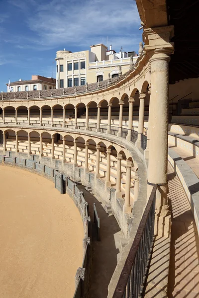 La plaza de toros española más antigua de Ronda, Andalucía España — Foto de Stock
