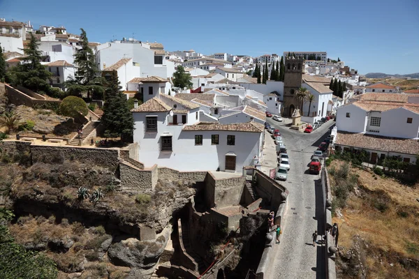 Uitzicht over de oude stad ronda, Andalusië — Stockfoto