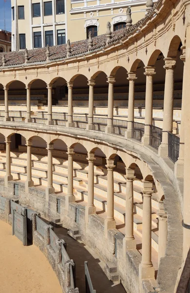 Nejstarší španělský aréně v ronda, Španělsko Andalusie — Stock fotografie