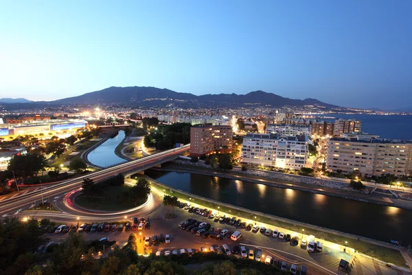 Uitzicht over de stad fuengirola. Costa del sol, Andalusië — Stockfoto