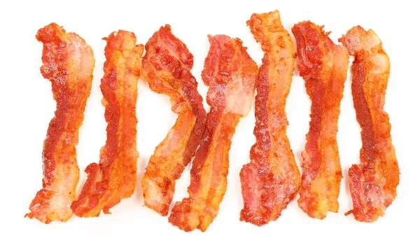 Slices of breakfast bacon — Stock Photo, Image