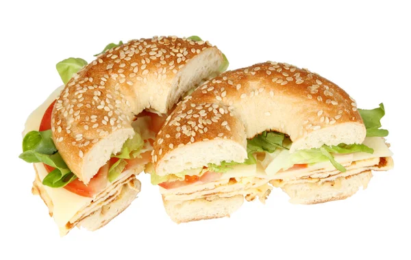 Sandwich de bagel fresco —  Fotos de Stock