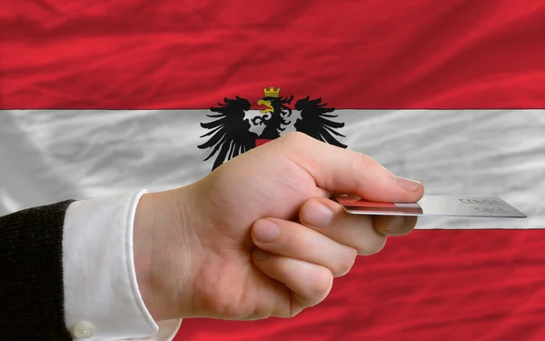 Vásárlás a hitelkártya, Ausztria — Stock Fotó
