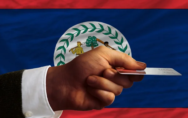 Belize kredi kartı ile satın alma — Stockfoto