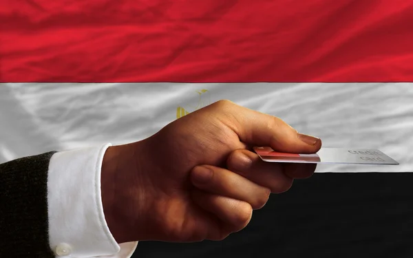 Kauf mit Kreditkarte in Ägypten — Stockfoto