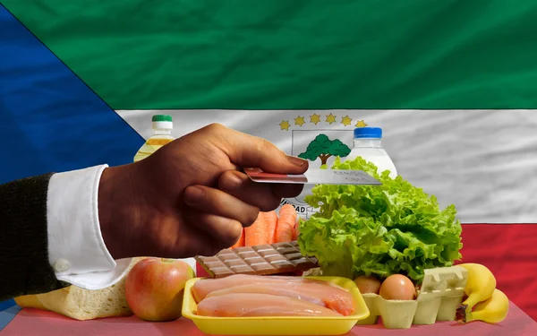 Buying groceries with credit card in equatorial guinea