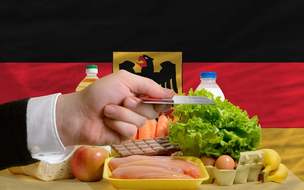 Yiyecek Almanya kredi kartıyla satın — Stok fotoğraf