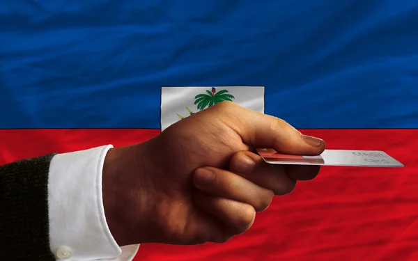 Kopen met credit card in Haïti — Stockfoto