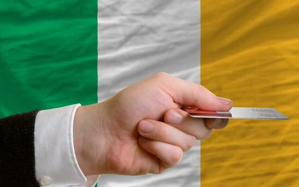 Köp med kreditkort i Irland — Stockfoto