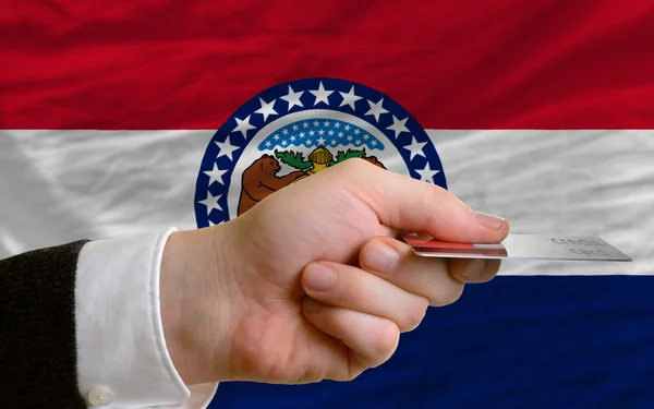 Missouri devlet bize kredi kartıyla satın — Stok fotoğraf