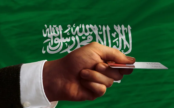 Nákup kreditní kartou v Saúdské Arábii — Stock fotografie