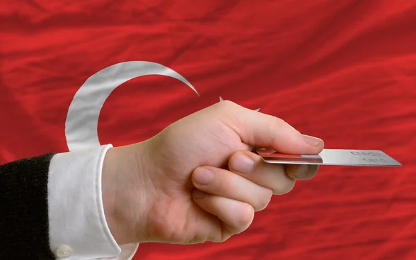 Köp med kreditkort i Turkiet — Stockfoto