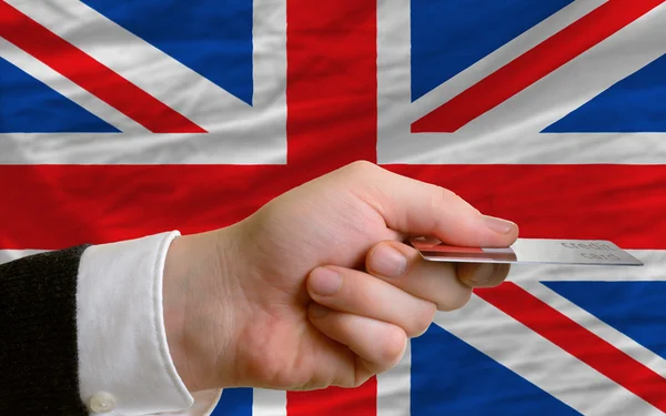 Kopen met credit card in Verenigd Koninkrijk — Stockfoto
