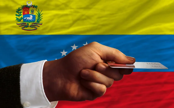 Nákup kreditní kartou ve Venezuele — Stock fotografie