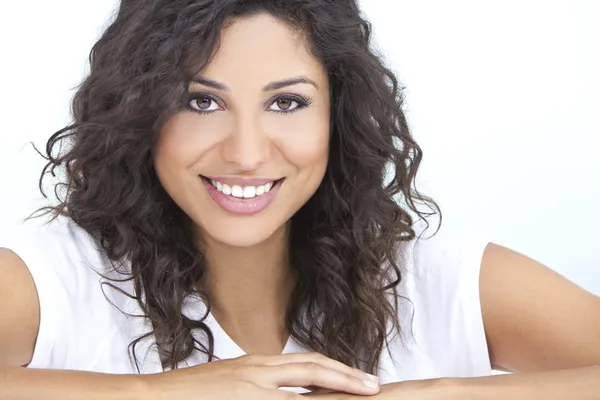 Beautiful Happy Hispanic Woman Smiling — Stock Photo, Image