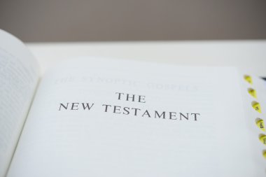 The new Testament page clipart