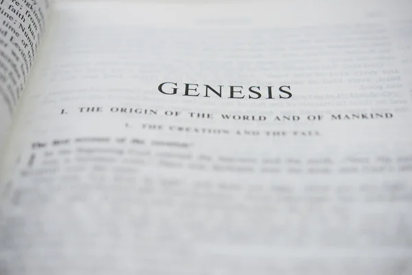 Palavra de Deus - Gênesis — Fotografia de Stock