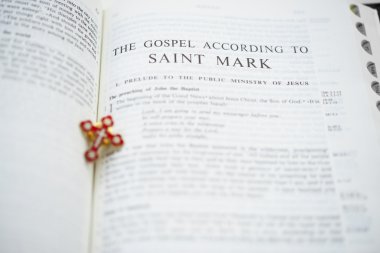 The gospel according to St Mark clipart